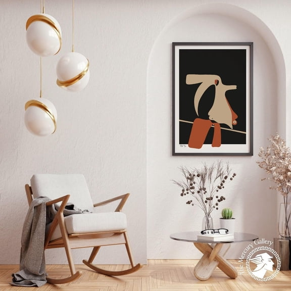 Joan Miro Rope Dancer Print Surrealist Abstract Art