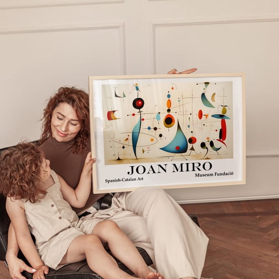 Joan Miro Surreal Catalan Art Abstract Surrealism Poster, Unframed Paper Poster 8x10in