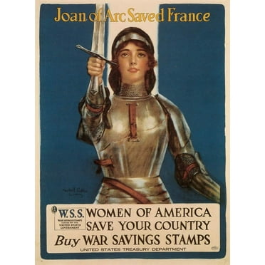 Joan Of Arc - CANVAS OR FINE PRINT WALL ART