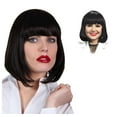thumbnail image 1 of Joan Short Pageboy color RED - Enigma Wigs Straight Bangs Curled Ends Women Page Bob Cosplay Disco Bundle Costume Wig Care Guide, 1 of 3