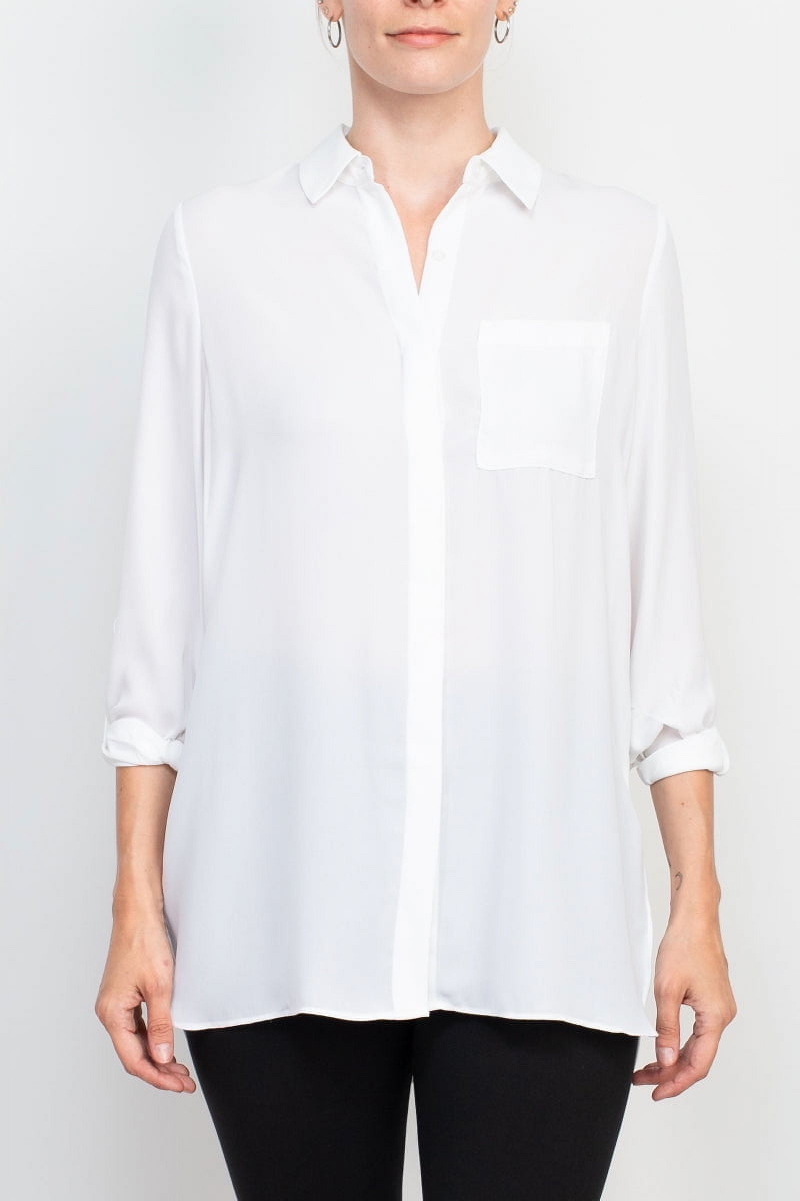 Pull Tunique Joan Vass New York - Taille M - Manches Longues En Rayon Et Nylon - Beige