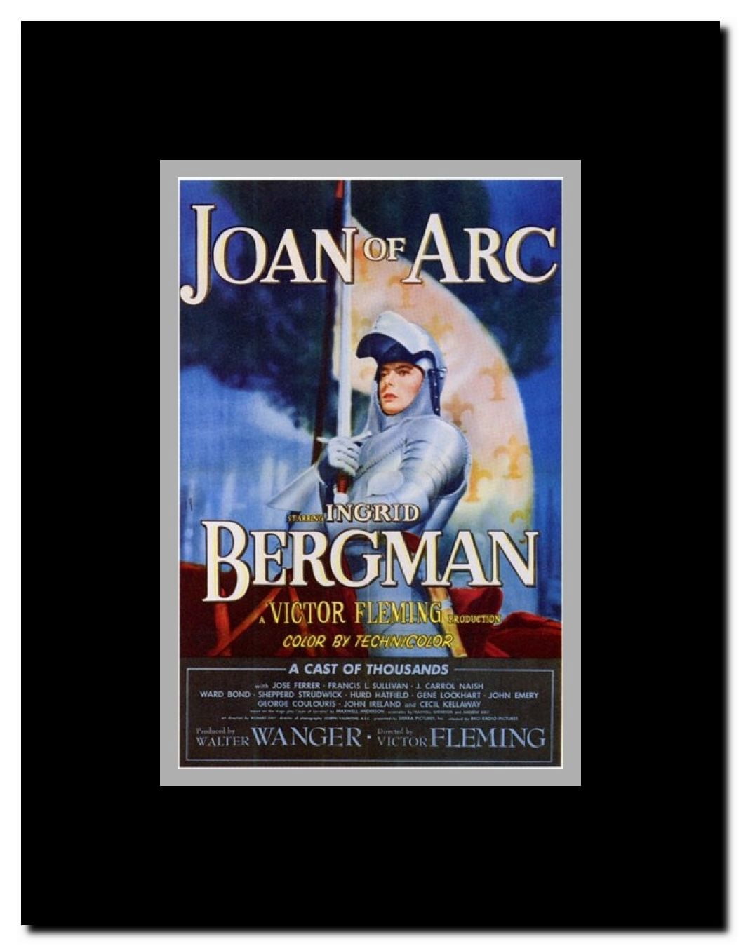 Joan of Arc Framed Movie Poster