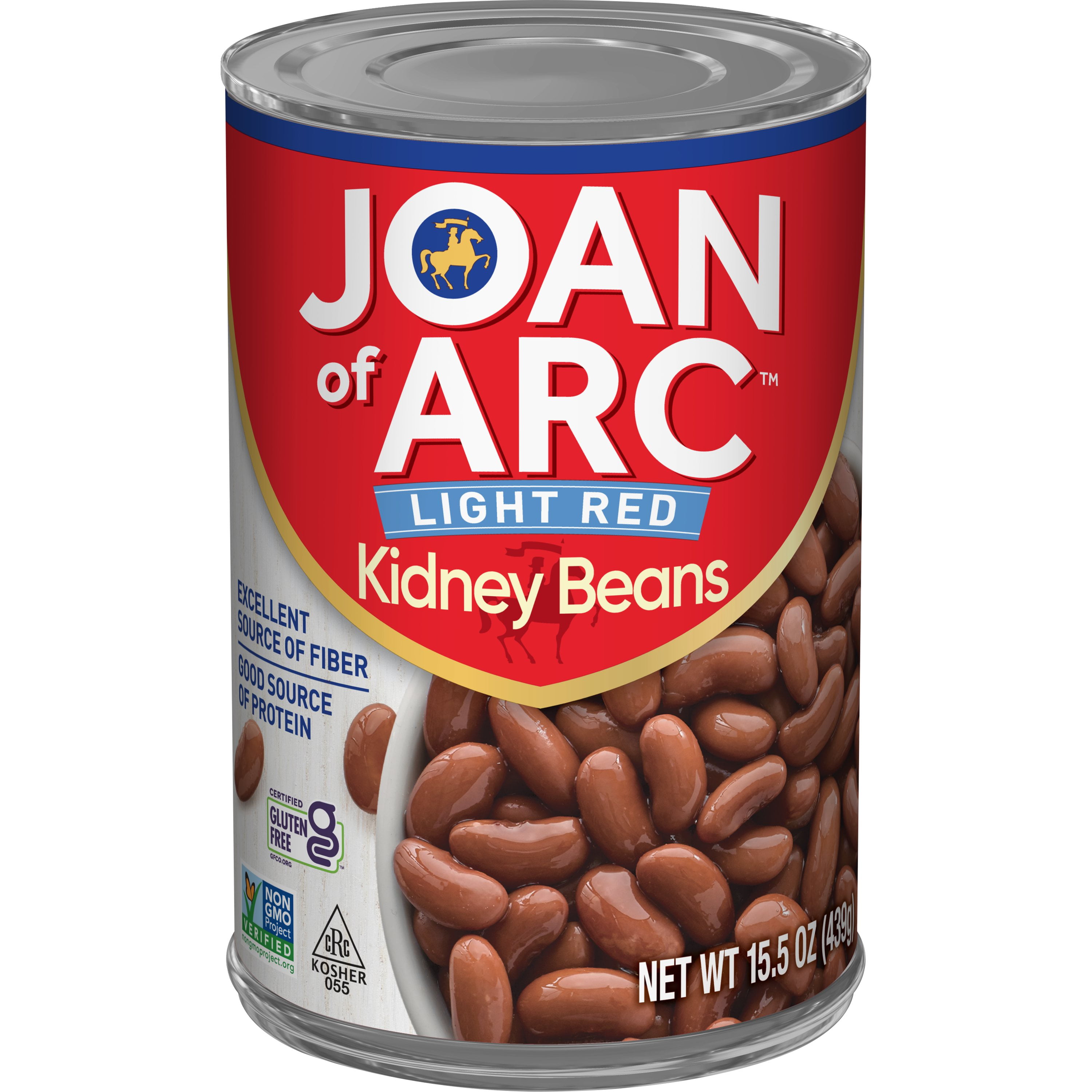 Joan Of Arc Light Red Kidney Beans, Gluten-Free, 15.5 Oz Can