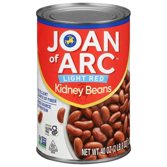 Joan of Arc Light Red Kidney Beans, Gluten-Free, 40 oz Can