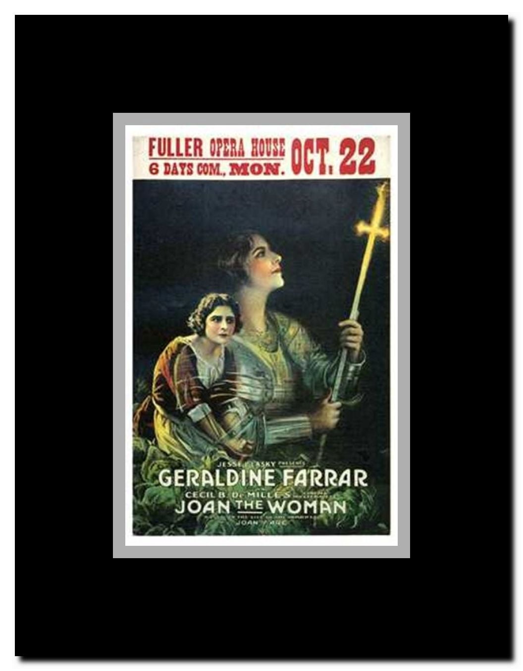 Joan the Woman Framed Movie Poster