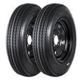 thumbnail image 1 of JoanKaren 2 Pack 5.30-12 Trailer Tires with 12" Rims,Load Range C 6PR, 4 Lug 4" Bolt Pattern,Heavy Duty Tires for Boat,Camper & Utility Trailers, 1 of 10