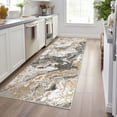 thumbnail image 1 of JoanKaren 2'x8' Abstract Area Rugs,Washable Kitchen Runner Abstract Marble Pattern Rug Runners for Hallways Non Slip for Bedroom Entryway,Grey, 1 of 6