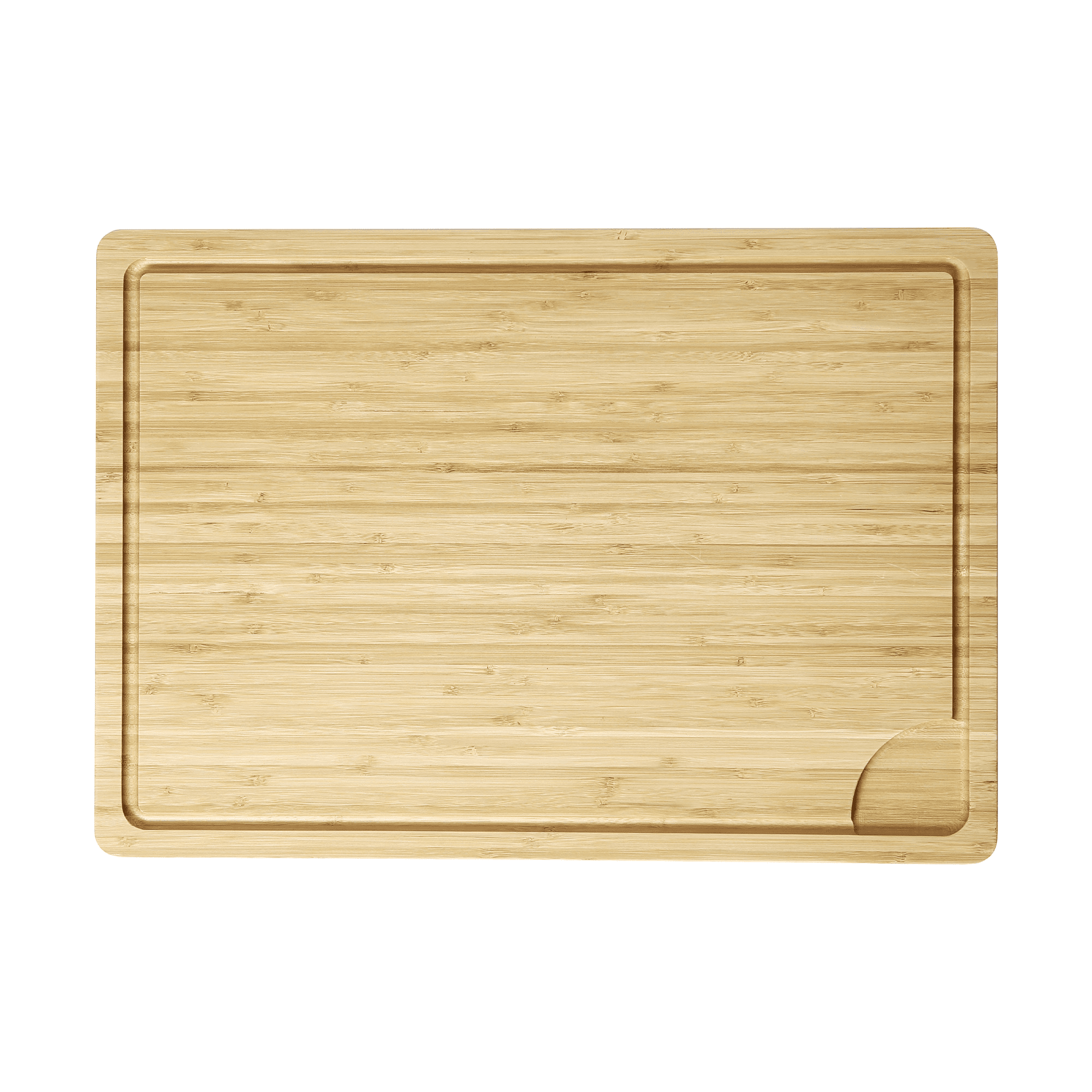 JoanKaren 20"x14" Large Bamboo Cutting Board,Wood Chopping Board with Juice Groove & Handles with Juice Groove & Handles