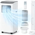 thumbnail image 1 of JoanKaren 3-in-1 8000 BTU Portable Air Conditioner Up to 350 Sq. Ft. Quiet AC Unit with Cooling,Dehumidifier & Fan,Energy-Saving,24-Hr Timer, 1 of 8