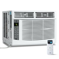JoanKaren 6000Btu Window Air Conditioner,Fast Cooling 250 Sq.Ft. 3 Cooling Speeds, Quiet Operation, White