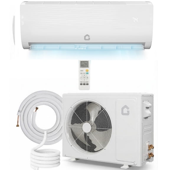 JoanKaren 9000 BTU Mini Split Air Conditioner & Heater,115V 19 SEER2 Ductless Inverter AC,Cool Up to 450 Sq.Ft,White