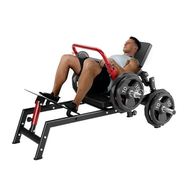 JoanKaren Hip Thrust Machine, 900 Lbs Capacity Heavy Duty Glute Bridge & Hip Thrust Machine with Weight Holder and Non-Slip Padding