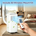 thumbnail image 1 of JoanKaren Portable Air Conditioner 10000 BTU,Portable Quiet 3-in-1 AC Unit,Cools Rooms Up to 450 Sq.Ft,24H Timer,Remote Control,White, 1 of 9