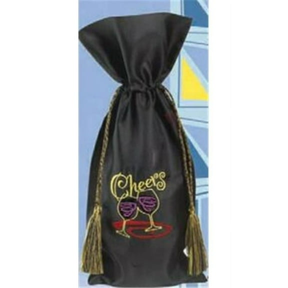 Joann Marie Designs IBTEMB2 Embroidered Wine Bag - Cheers Pack of 12