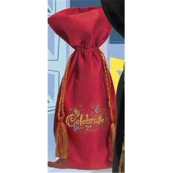 Joann Marie Designs IBTEMB3 Embroidered Wine Bag - Celebrate Pack of 12
