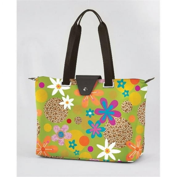 Joann Marrie Designs HAMGLF Hampton Bag - Green Leopard Floral- Pack of 2