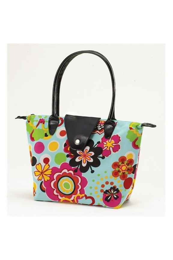 Joann Marrie Designs NF1FP Small Fold-Up Bag - Flower Power- Pack of 2