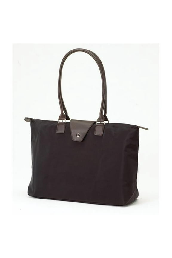 Joann Marrie Designs NF3BL Long Handle Fold-Up Bag - Black- Pack of 2