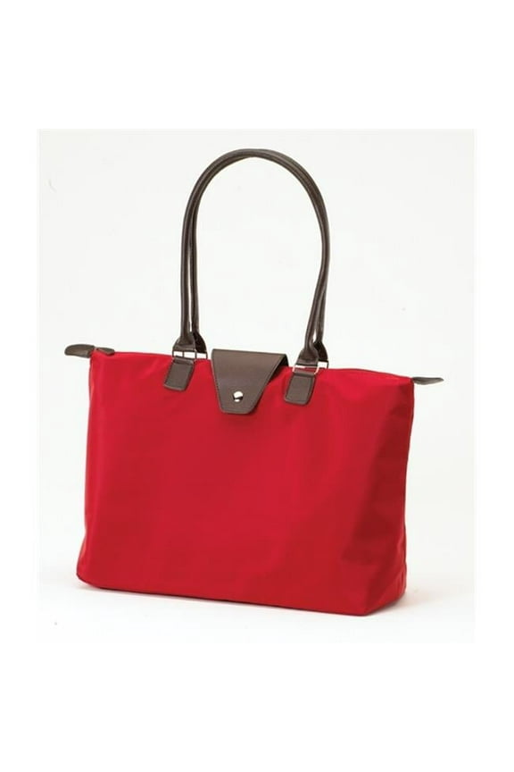 Joann Marrie Designs NF3RE Long Handle Fold-Up Bag - Red- Pack of 2