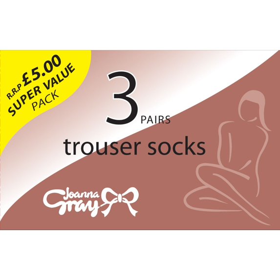 Joanna Gray Womens 70 Denier Trouser Sock (3 Pairs)