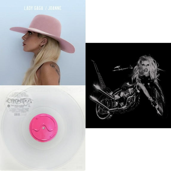 Joanne & Chromatica (Milky Clear LP Vinyl) & Born This Way - The Tenth Anniversary (3LP)