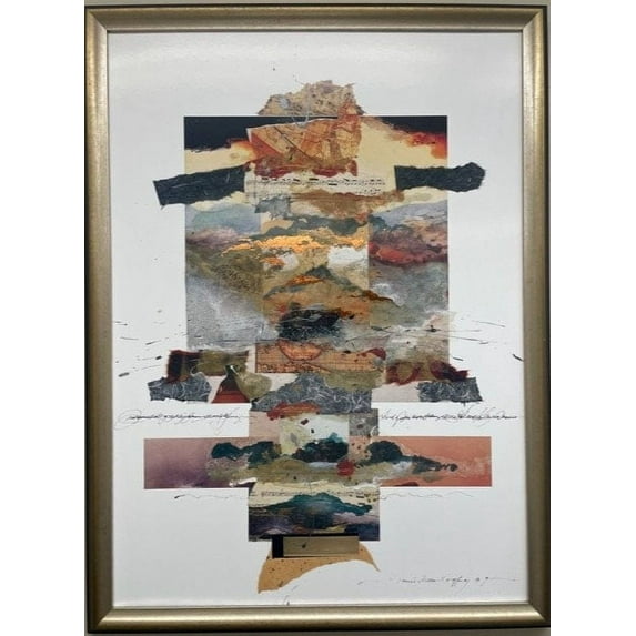 Joanne Miller Rafferty "Melody and Memory" Custom Framed Art Music Abstract Generic