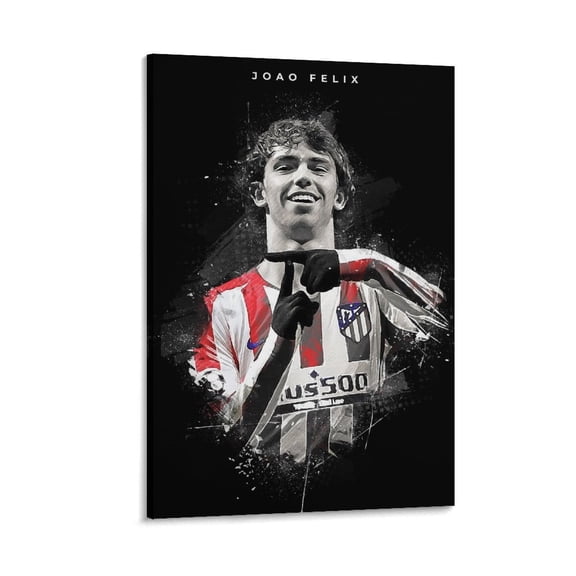 Joao Felix Portugal Canvas Wall Art Prints Poster Gifts Photo Picture Painting Posters Room Decor Home Decorative 12x18inch(30x45cm)