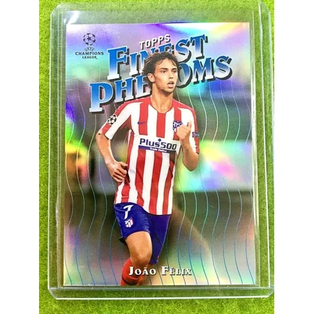 Joao Felix SILVER PRIZM CARD JERSEY #23 PORTUGAL 2019-20 Topps Finest SP MADRID