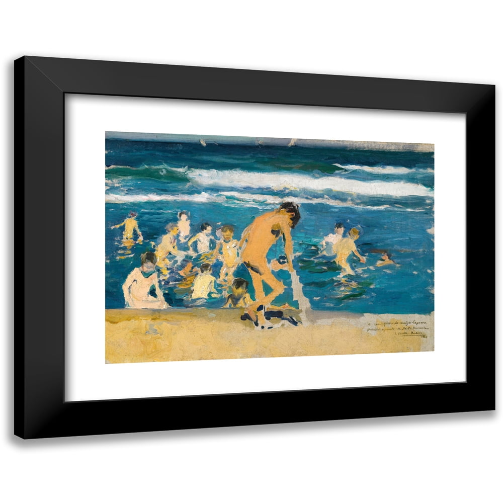 Joaquín Sorolla 14x11 Black Modern Framed Museum Art Print Titled ...