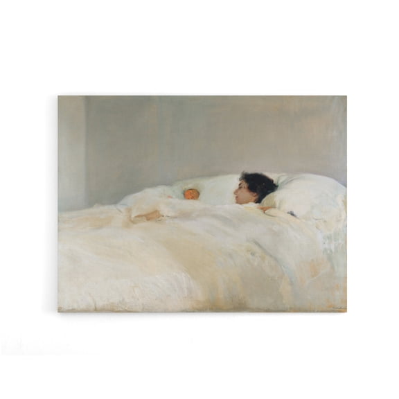 Joaquín Sorolla Y Bastida Mother Canvas Wall Art Print 12X16"