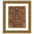 thumbnail image 1 of Joaquín Torres-García 15x18 Gold Ornate Wood Frame and Double Matted Museum Art Print Titled - The Man (1932), 1 of 4