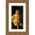 thumbnail image 1 of Joaquin Sorolla 2x Matted 16x24 Gold Ornate Framed Art Print 'A Portrait of Basil Mundy', 1 of 2
