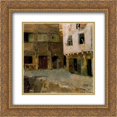 thumbnail image 1 of Joaquin Sorolla 2x Matted 22x20 Gold Ornate Framed Art Print 'Victor Hugo's House in Passages', 1 of 2