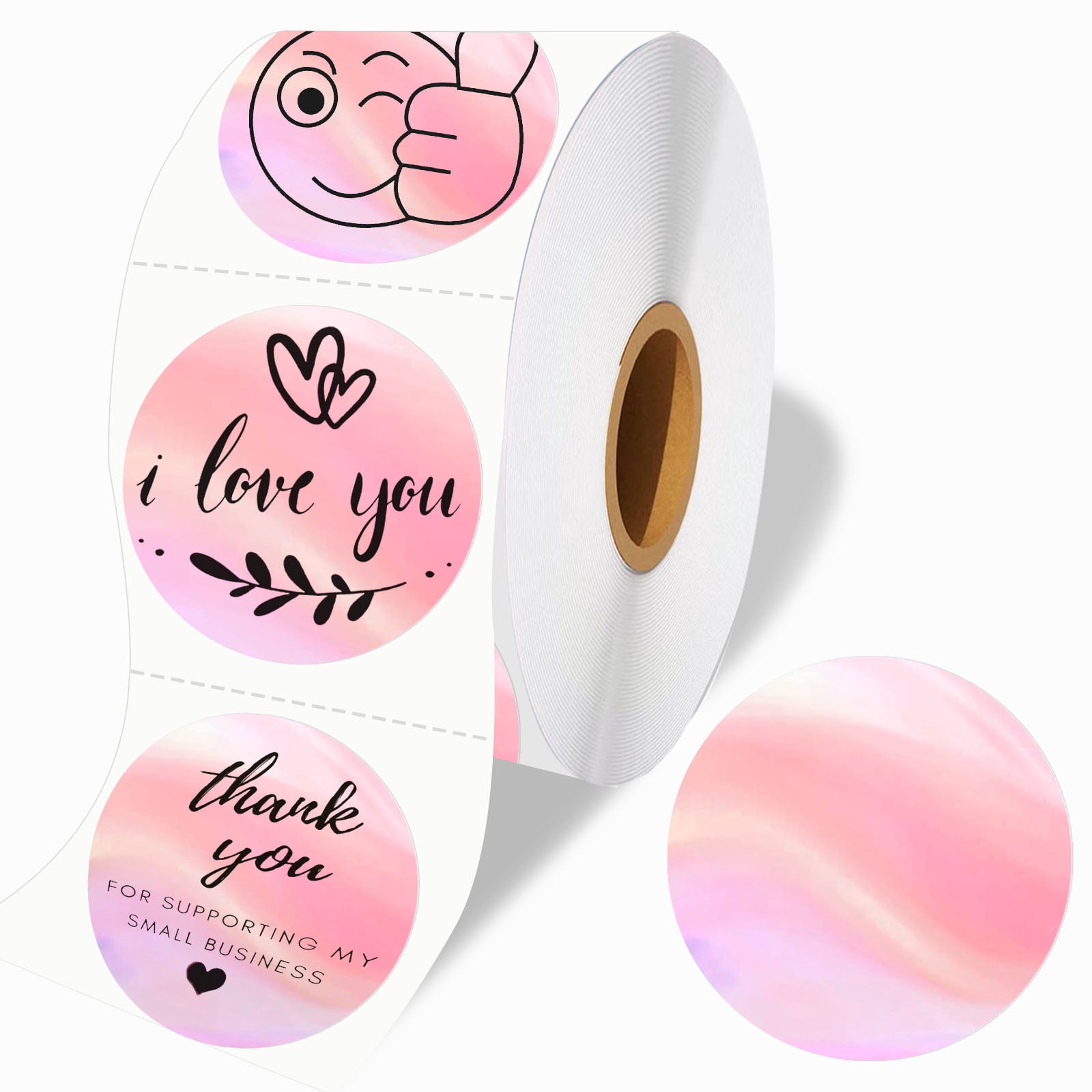 Joatuxul 2 Inch Round Thermal Labels - 500/Roll, Direct Thermal For Barcode & Shipping (Fantasy Purple) - View #9