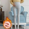 thumbnail image 1 of Joau Maternity Fleece Lined Leggings for Women Over The Belly Winter Warm Thick Pregnancy Yoga Pants Lounge Pajama Workout Joggers, 1 of 5