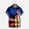 thumbnail image 1 of Joau Mens Hawaiian Shirts Casual Button-Down Shirts Short Sleeve Tropical Summer Beach Shirts for Men S-4XL, 1 of 5
