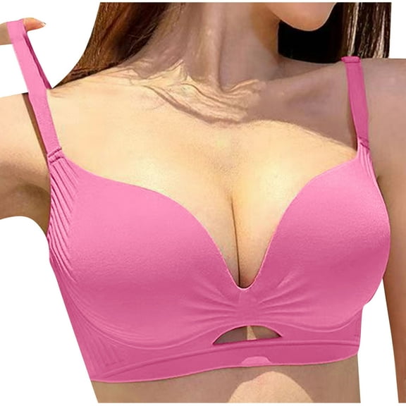 Purcolt Push Up Bra for Women No Underwire Full Coverage Seamless Wireless Supportive Bras Comfortable Lightly Lined Bralettes Everyday T-Shirt Bra Sleep Bralettes