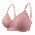 thumbnail image 1 of Joau Women's Comfort Wire Free Bras Floral Lace Lightly Lined Breathable Brassiere Push Up Bra Full-Coverage Bralettes Shaping Lingerie Adjustable Everyday Underwear, 1 of 4