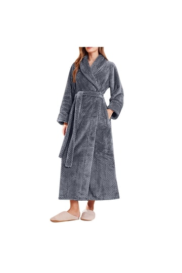 Womens Long Winter Dressing Gowns Clothing