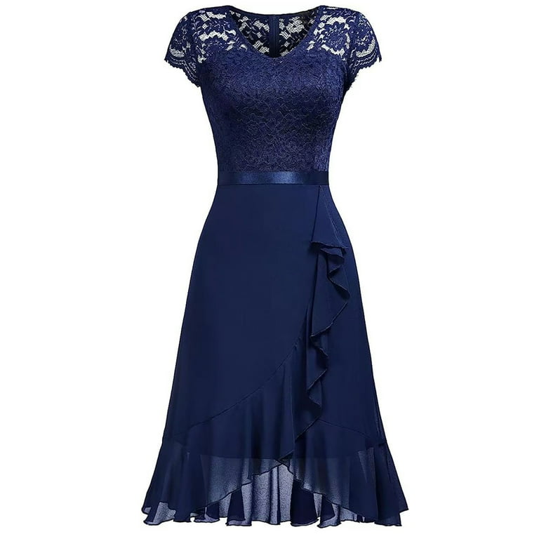 Ruffles Elegant Floral Midi Dress Ruffles Elegant Floral Midi Dress