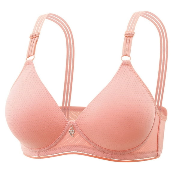 Joau Women's Wirefree Bra Comfort Full Coverage Bras No Underwire Lift and Suport Push up Shaping Bralettes Seamless Brassiere Everyday Underwear