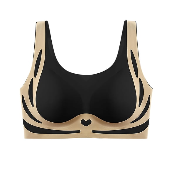 purcolt Women's Wireless Everyday Bras Comfortable Seamless Bralettes Supportive Push Up Bra Lightly Lined Full Coverage T-Shirt Bra