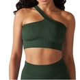 thumbnail image 1 of Joau Workout Sets for Women Matching 2 Piece Seamless Ribbed Sports Bra One Shoulder Crop Top and High Waist Shorts Yoga Gym Tracksuits Outfits Active Set, 1 of 4