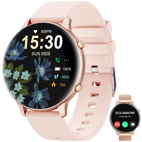 Joautrial Smart Watch for Men Women, Fitness Tracker with Answer/Make Calls, 1.39" HD Touchscreen, 100 Sport Modes, IP68 Waterproof Smartwatch fits for Android and Iphone, Sliver