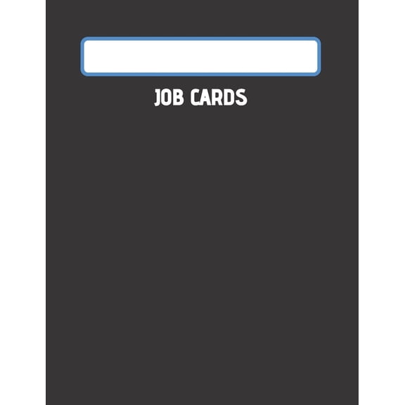 Job Cards: Mechanics, Service, Technicians Job Card Book