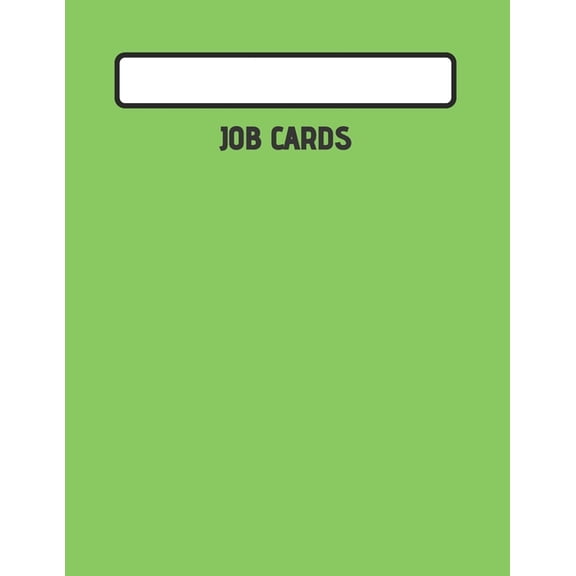 Job Cards : Service, Mechanic, Technician Job Card Book (Paperback)