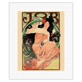 thumbnail image 1 of Job - Cigarette Rolling Papers Advertisement - Art Nouveau - Vintage Advertising Poster by Alphonse Mucha c.1898 - Fine Art Rolled Canvas Print 11in x 14in, 1 of 4