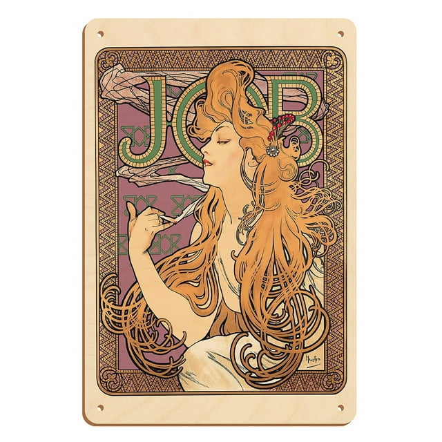Job Cigarette Rolling Papers Vintage France Advertising Poster by