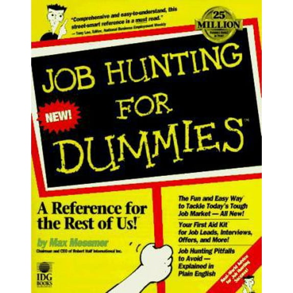 Pre-Owned Job Hunting for Dummies (Paperback) 1568843887 9781568843889