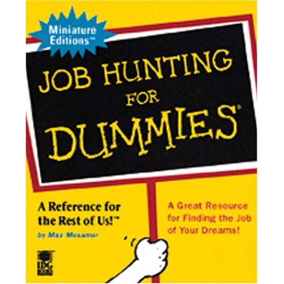Pre-Owned Job Hunting for Dummies (Hardcover) 9780762409877